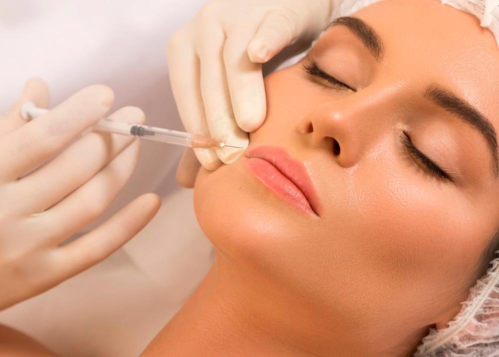 Aplicação de toxina botulínica